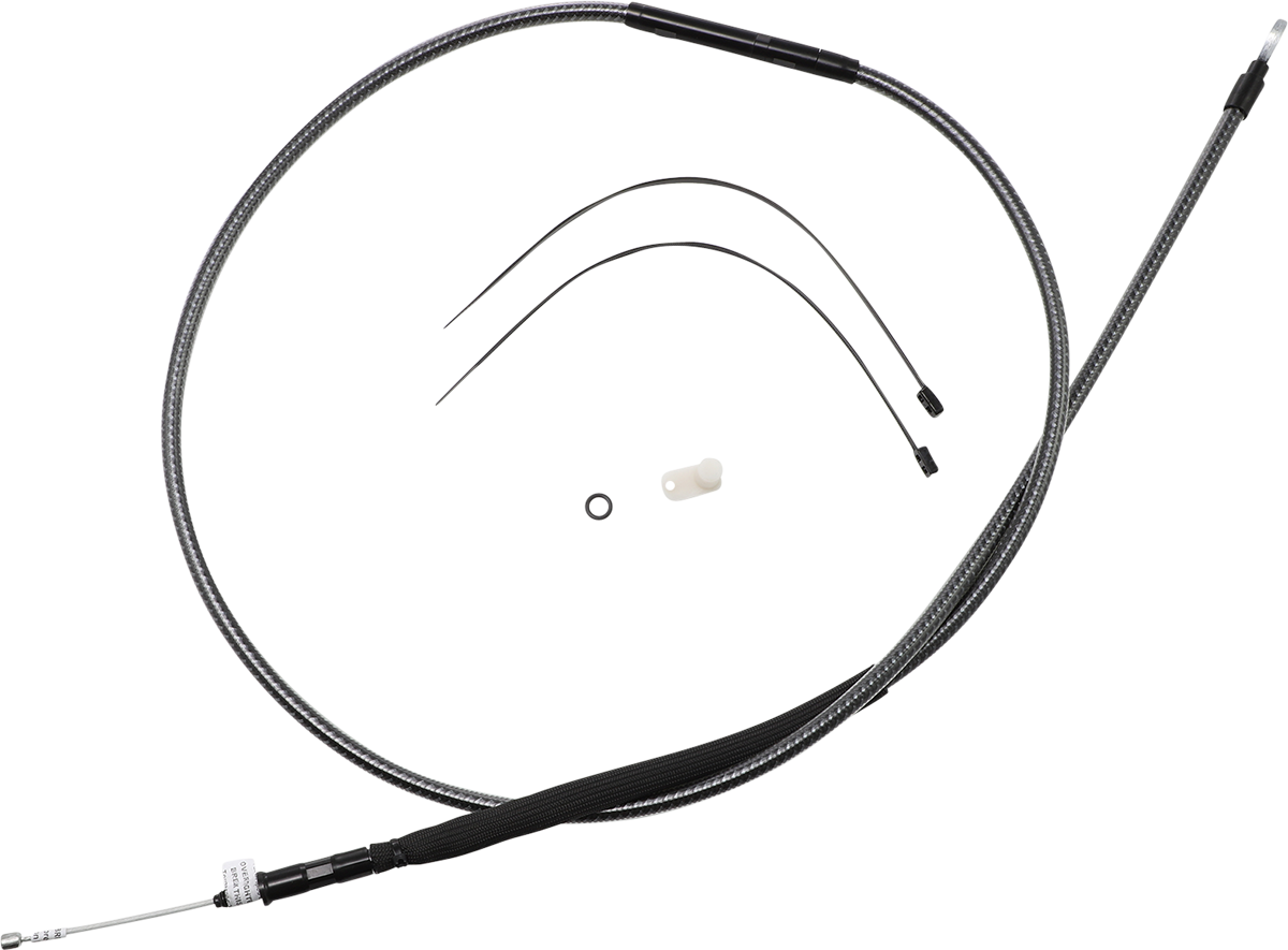 MAGNUM SHIELDING High-Efficiency Polished KARBONFIBR Clutch Cable - 70-11/16" 72238HE