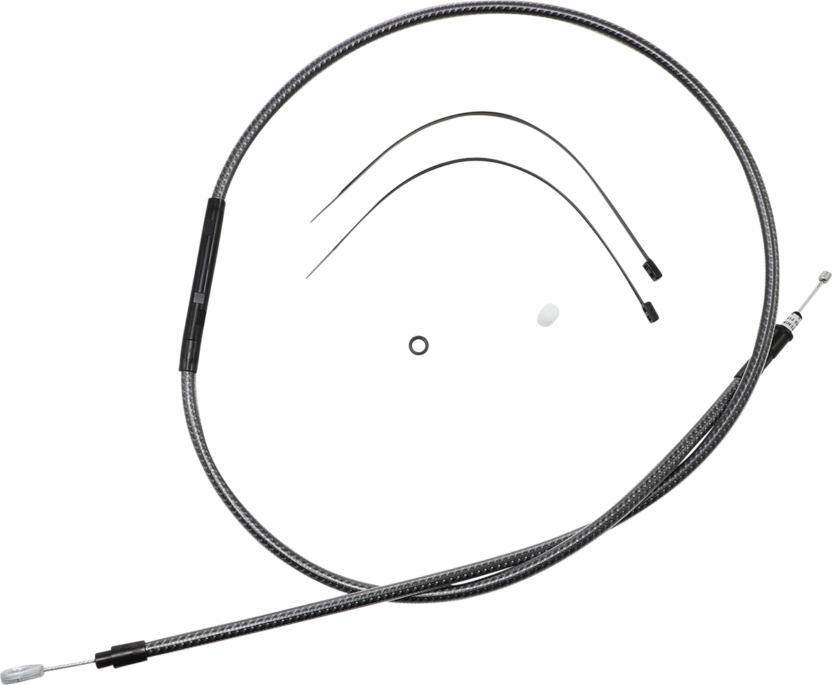 MAGNUM SHIELDING High-Efficiency Polished KARBONFIBR Clutch Cable - 63" 72258HE