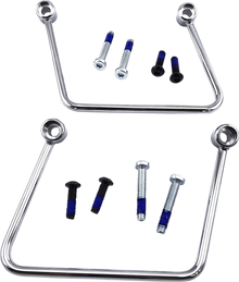 DRAG SPECIALTIES Saddlebag Support Kit - Chrome - FL/FX '18-'23 S77-0155C