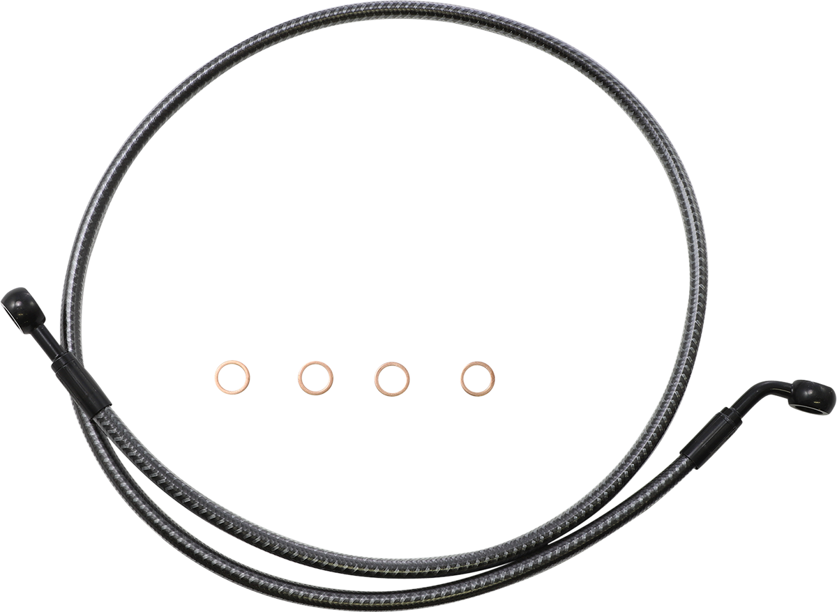 MAGNUM SHIELDING Brake Line - Front - 180°/60° - 44" - KARBONFIBR 76744SW