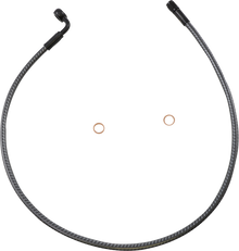 MAGNUM SHIELDING Brake Line - Front - 10 mm - 90° - 30" - KARBONFIBR AS77230