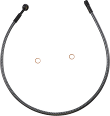 MAGNUM SHIELDING Brake Line - Front - 10 mm - 180° - 28" - KARBONFIBR AS77628