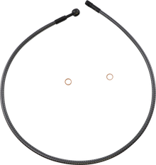MAGNUM SHIELDING Brake Line - Front - 10 mm - 180° - 36" - KARBONFIBR AS77636