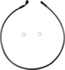 MAGNUM SHIELDING Brake Line - Front - 12 mm - 35° - 34" - KARBONFIBR AS778134