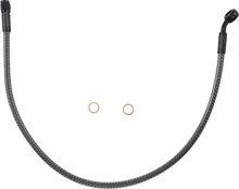 MAGNUM SHIELDING Brake Line - Front - 10 mm - 35° - 22" - KARBONFIBR AS77122