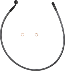 MAGNUM SHIELDING Brake Line - Front - 10 mm - 35° - 30" - KARBONFIBR AS77130