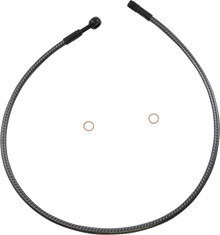 MAGNUM SHIELDING Brake Line - Front - 10 mm - 180° - 32" - KARBONFIBR AS77632