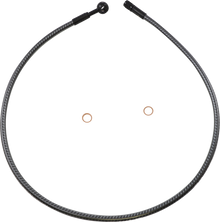 MAGNUM SHIELDING Brake Line - Front - 10 mm - 180° - 34" - KARBONFIBR AS77634