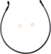 MAGNUM SHIELDING Brake Line - Front - 12 mm - 35° - 28" - KARBONFIBR AS778128