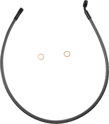 MAGNUM SHIELDING Brake Line - Front - 12 mm - 35° - 30" - KARBONFIBR AS778130