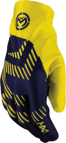 MOOSE OFFROAD MX2™ Gloves - Navy/Hi-Vis - Large 3330-7036
