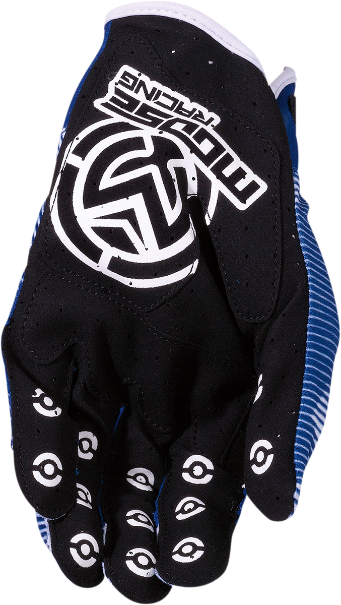 MOOSE OFFROAD MX1™ Gloves - Blue/White - Medium 3330-7047