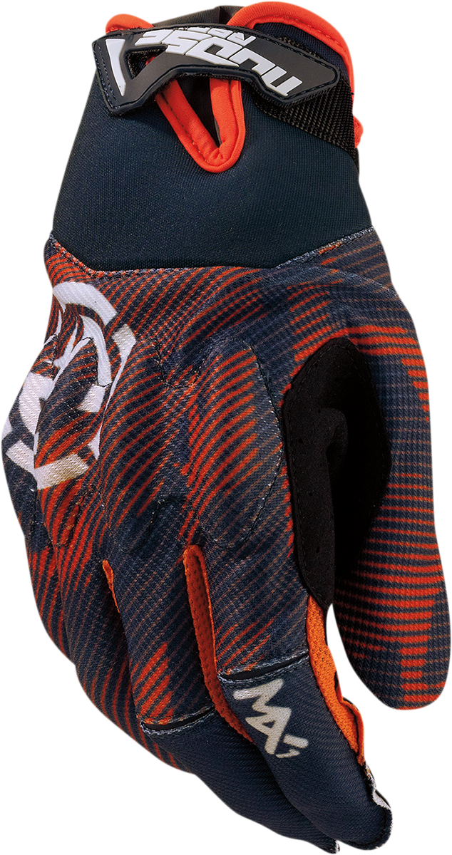 MOOSE OFFROAD MX1™ Gloves - Gray/Orange - Medium 3330-7065