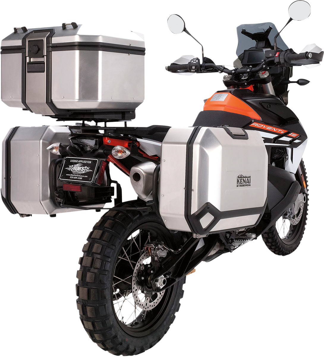 MOOSE OFFROAD Kenai Top Case - 37 Liter - Silver D0TR37100KM
