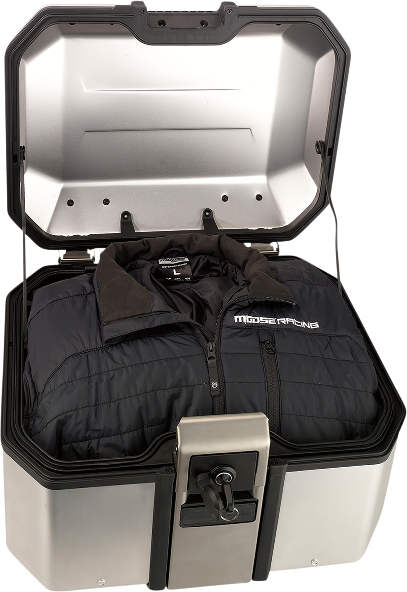 MOOSE OFFROAD Kenai Top Case - 37 Liter - Silver D0TR37100KM