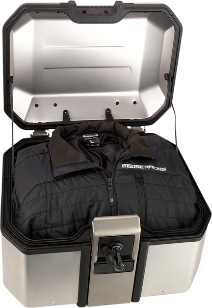 MOOSE OFFROAD Kenai Top Case - 37 Liter - Silver D0TR37100KM