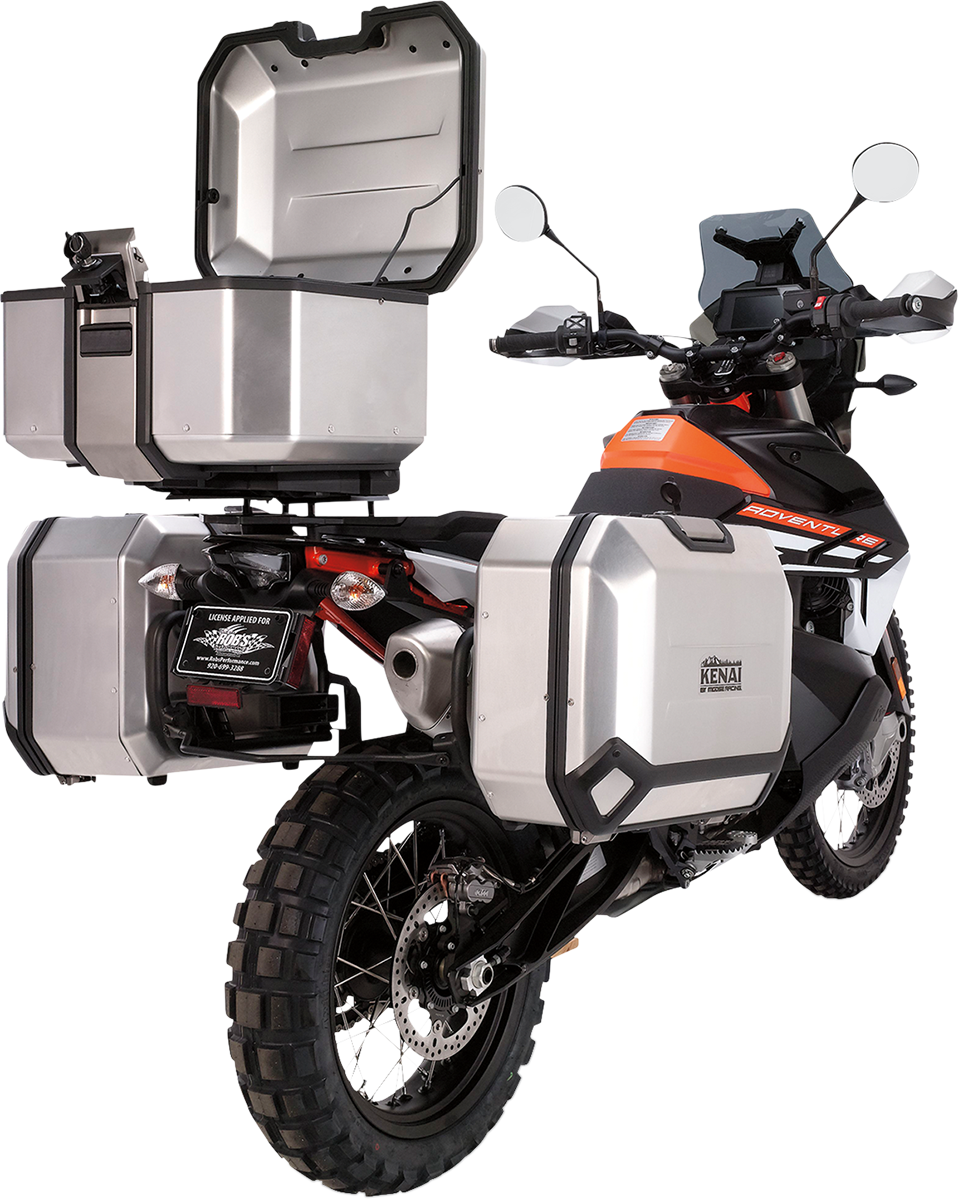 MOOSE OFFROAD Kenai Case 36 - Right - Silver D0TR36100RKM