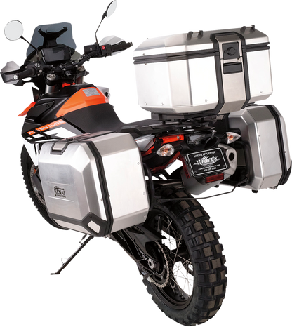 MOOSE OFFROAD Kenai Top Case - 37 Liter - Silver D0TR37100KM