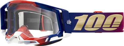100% Racecraft 2 Goggle - United - Clear Lens 50009-00009