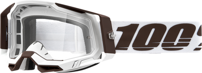 100% Racecraft 2 Goggle - Snowbird - Clear Lens 50009-00007