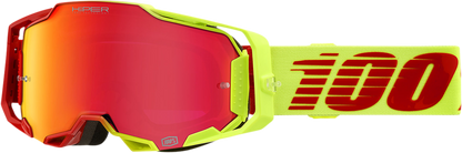 100% Armega Goggle - Solaris - HiPER Red Mirror Lens 50003-00003