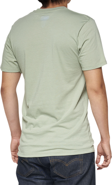 100% Pecten T-Shirt - Slate Green - Small 32144-486-10