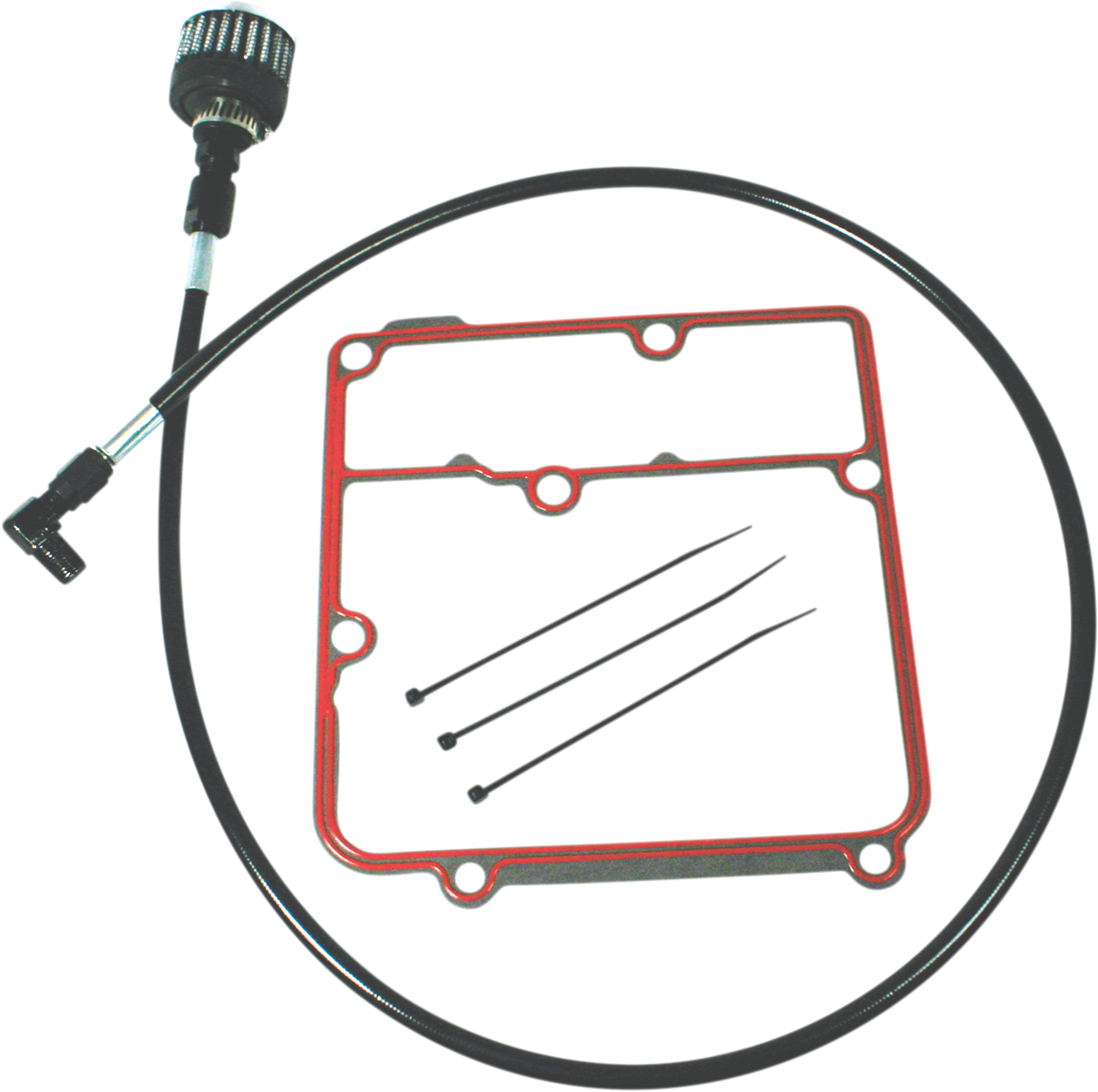FEULING PARTS Oil Tank Breather Kit - Black - 99'-05' Dyna 3071