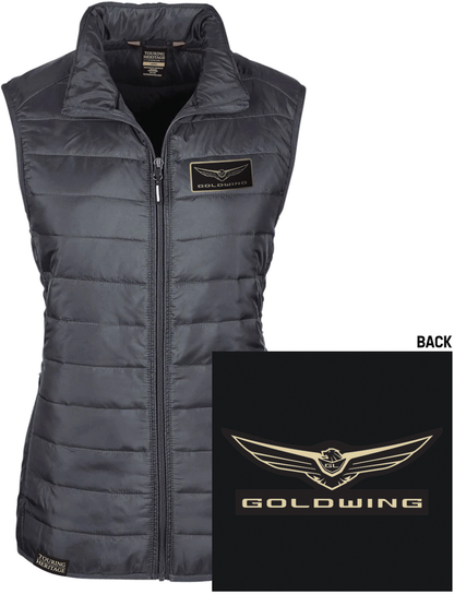 FACTORY EFFEX Women's Goldwing Puff Vest - Black - Large 25-85814