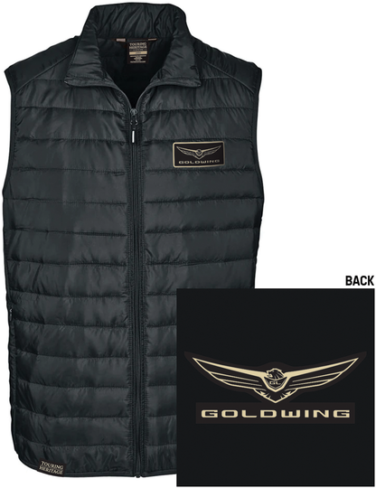 FACTORY EFFEX Goldwing Puff Vest - Black - Medium 25-85802