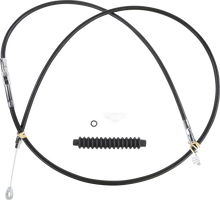 DRAG SPECIALTIES High-Efficiency Black Vinyl Clutch Cable - 76" 4322414HE