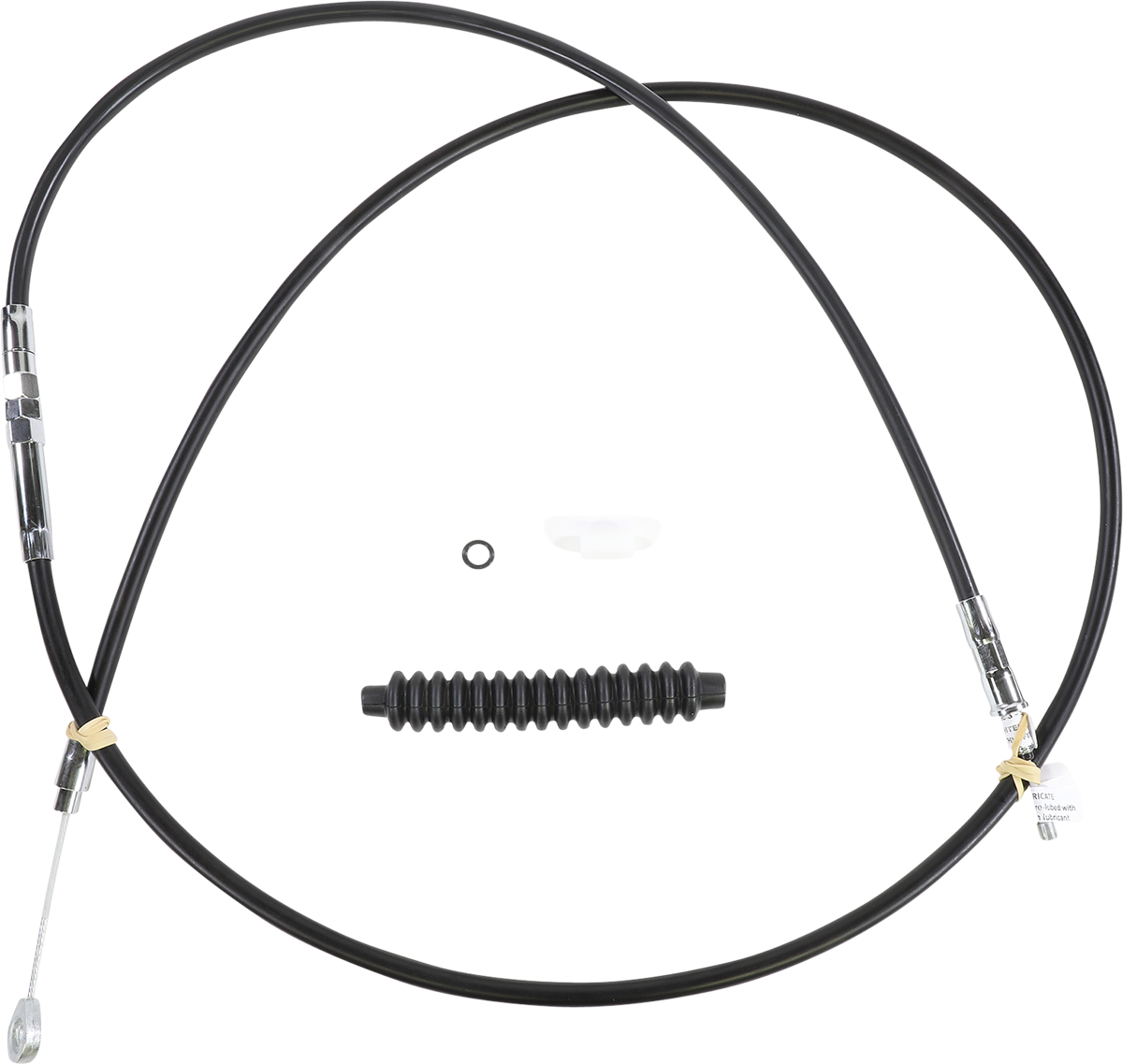 DRAG SPECIALTIES High-Efficiency Black Vinyl Clutch Cable - 78" 4322416HE