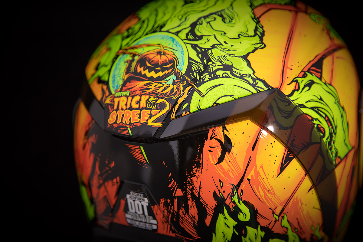 ICON Airform™ Helmet - Trick or Street - Orange - Small 0101-14101