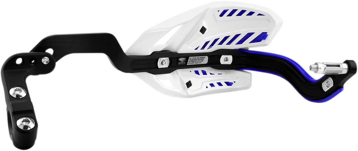 CYCRA Ultra Probend CRM Wrap Around Handguards for 1-1/8" Handlebars - White/Blue 1CYC-7408-62X