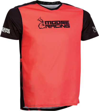 MOOSE OFFROAD MTB Short-Sleeve Jersey - Red - Small 5020-0198