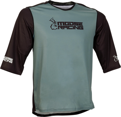 MOOSE OFFROAD MTB 3/4-Sleeve Jersey - Black - 3XL 5020-0243