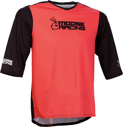 MOOSE OFFROAD MTB 3/4-Sleeve Jersey - Red - Small 5020-0244
