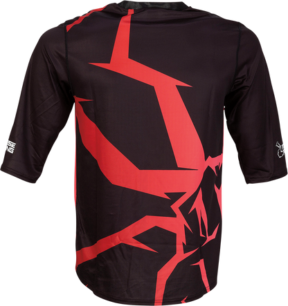 MOOSE OFFROAD MTB 3/4-Sleeve Jersey - Red - Large 5020-0246