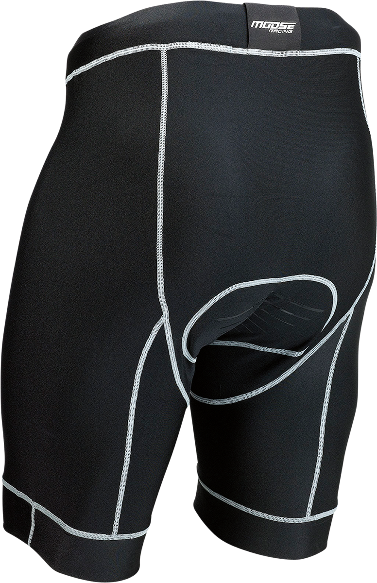 MOOSE OFFROAD Mountain Bike Compression Shorts - Black - Medium 5001-0128
