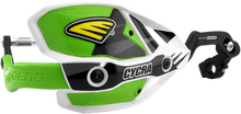 CYCRA Ultra Probend CRM Wrap Around Handguards for 1-1/8" Handlebars - White/Green 1CYC-7408-72X