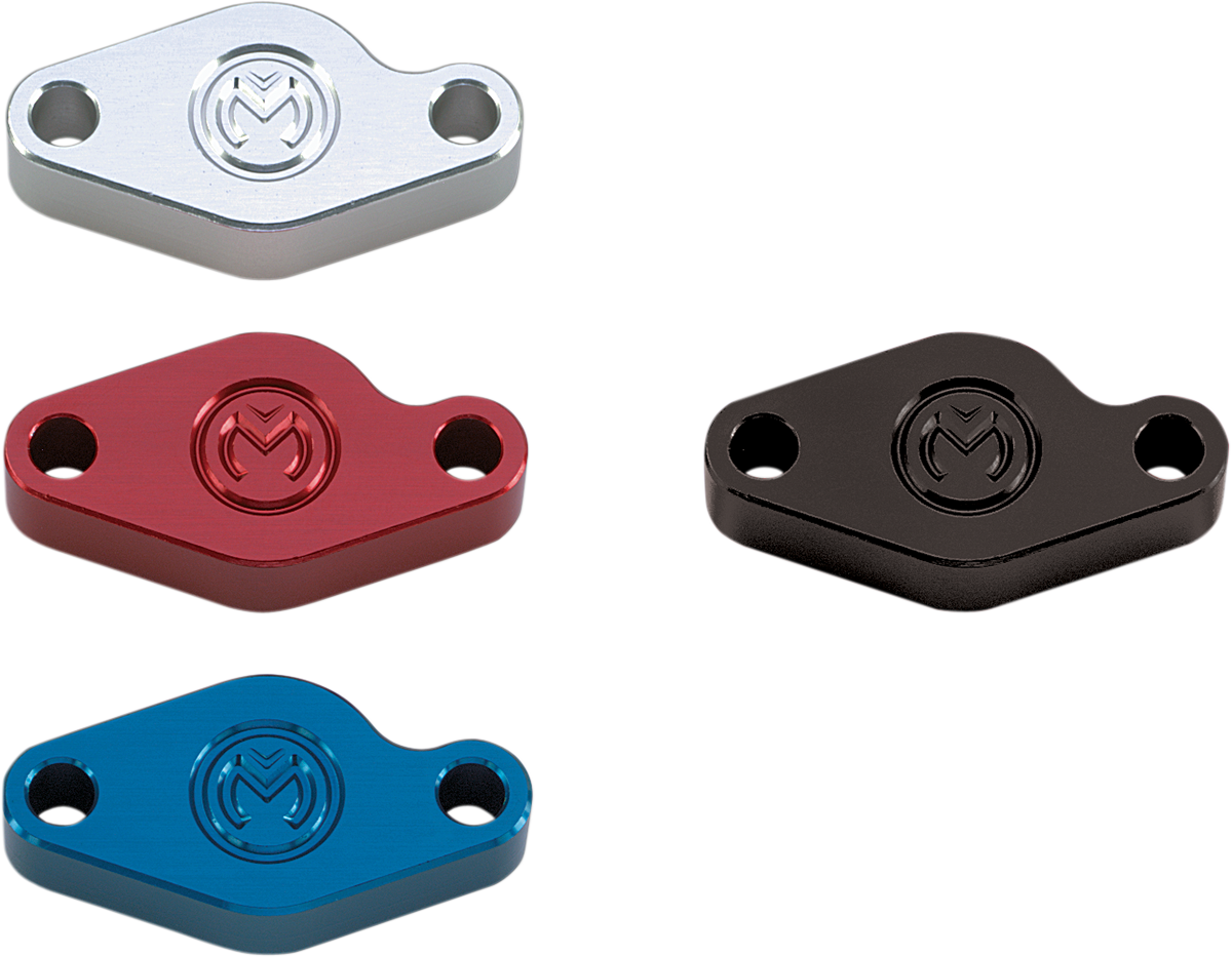 MOOSE OFFROAD E-Brake Block-Off Plate - Polished BL-BP6061P
