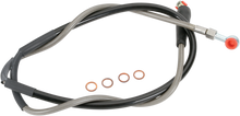 MOOSE OFFROAD Brake Line - Front - Stainless Steel - Gas Gas/Husqvarna/KTM K01-1-027/P