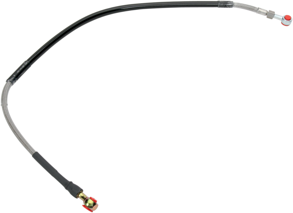 MOOSE OFFROAD Brake Line - Rear - Stainless Steel - Suzuki DR-Z 400 E S01-2-027/P