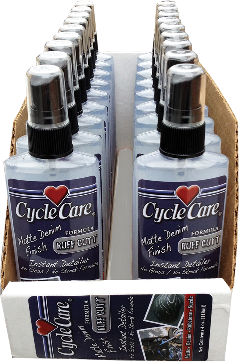 CYCLE CARE FORMULAS RUFFCUT Denim Detailer - 4 U.S. fl oz. - 18 Pack Display 38004-M