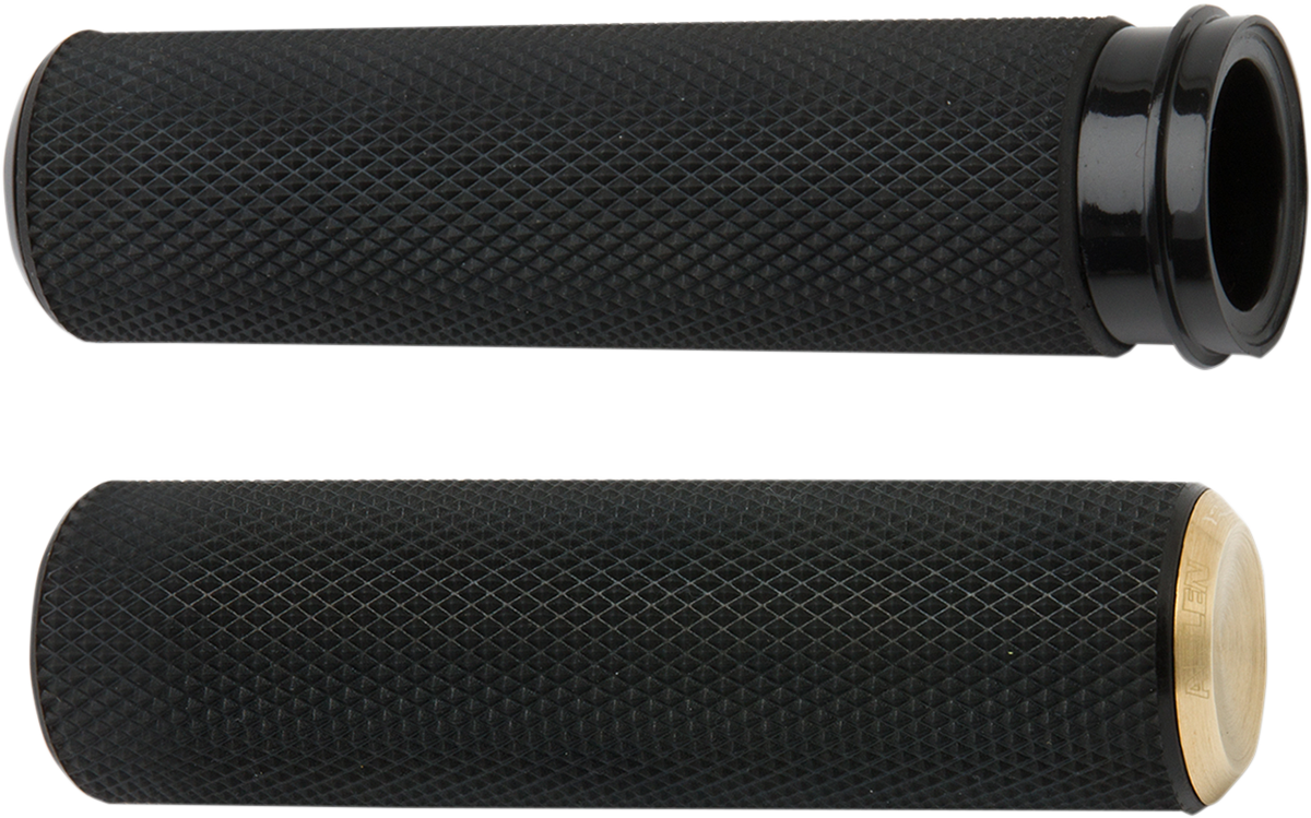 ARLEN NESS Knurled Grips - TBW - Brass 07-334