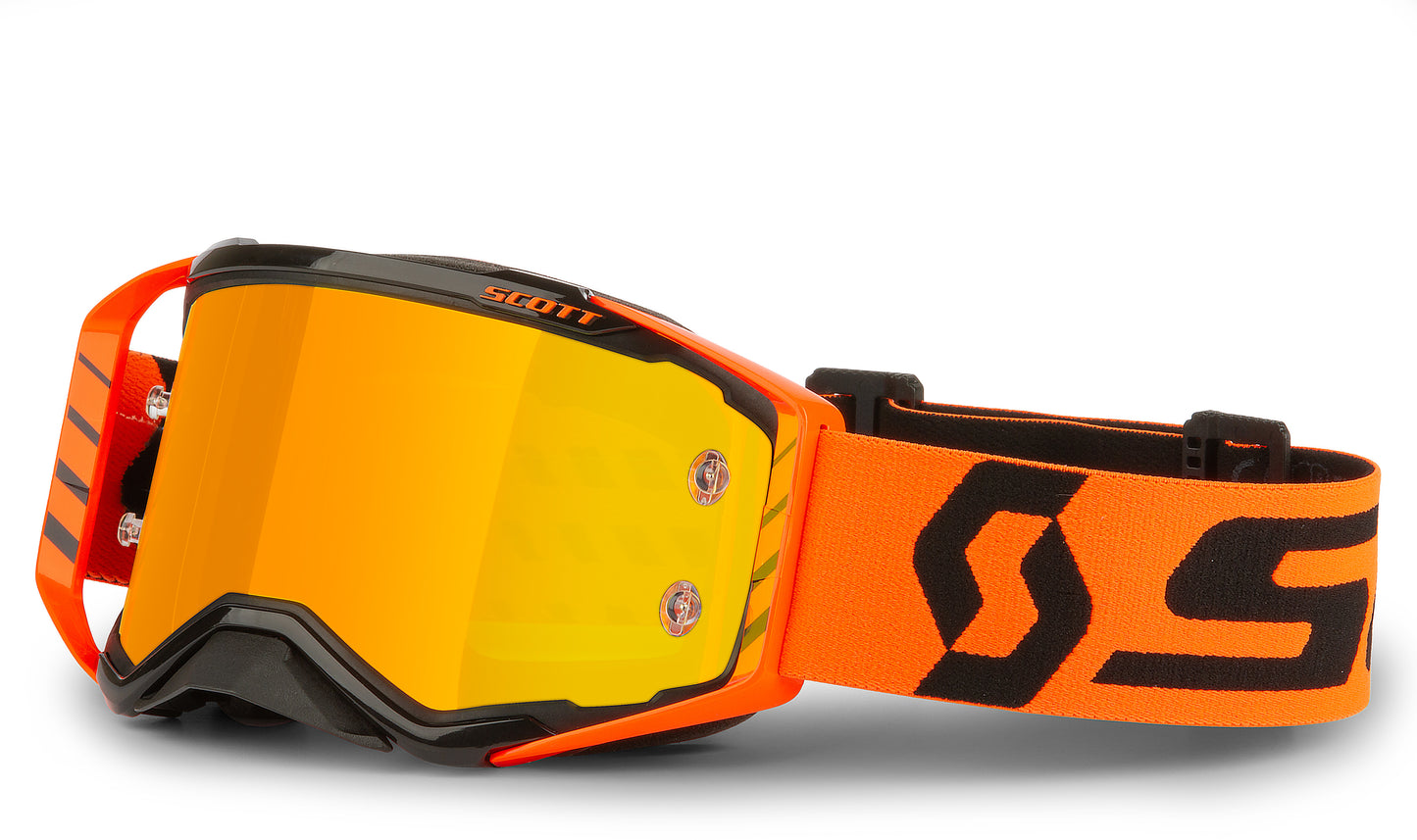 Prospect Goggle Orange/Black Orange Chrome Works