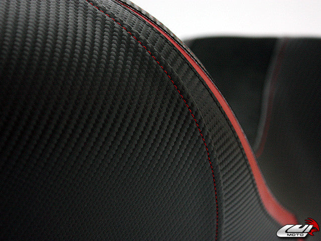 LUIMOTO Team Italia Seat Cover for the DUCATI DIAVEL (11-14) - Fits Touring Seat and Diavel Strada