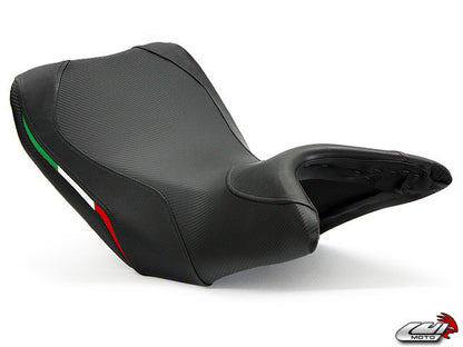 LUIMOTO (Team Italia) Rider Seat Cover for the DUCATI MULTISTRADA 1200 (12-14)