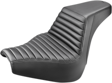 SADDLEMEN Step-Up Seat - Front Tuck-n-Roll - Black - FXBR/S '18-'20 818-31-171