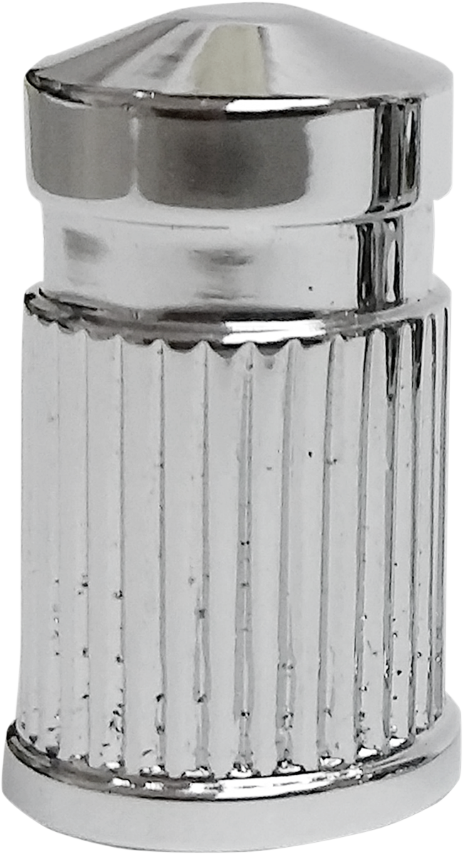 AVON GRIPS Valve Stem Cap - Round - Chrome SVC-307-CH