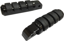 DRAG SPECIALTIES Soft Ride Foot Pegs - Large - Black - FL/FX P17-0341ISGB